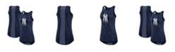 Nike Women's Navy New York Yankees Logo Fade High Neck Performance Tank Top